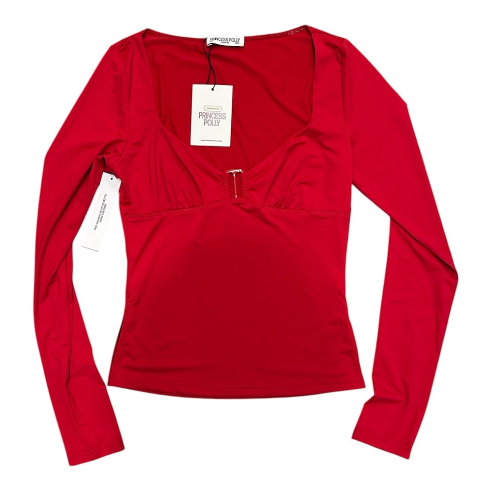 NWT Princess Polly Red Women’s Top - Red New with tags‎